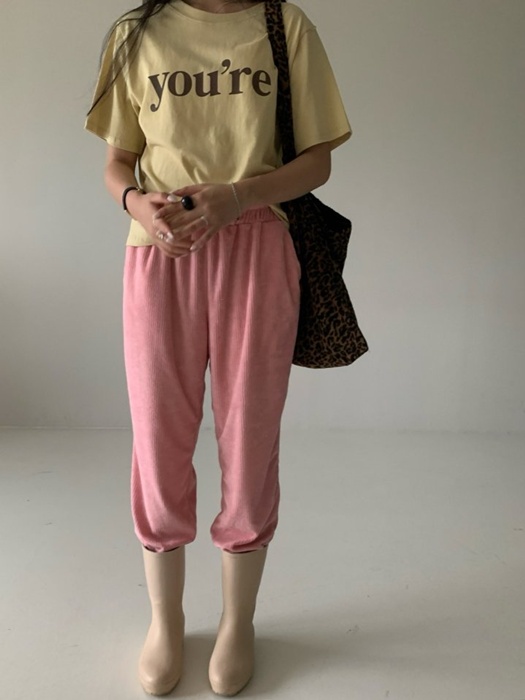 Terry Ribbed Pants Terry Ribbed Pants