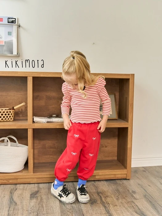Totto Ribbon Jogger Pants