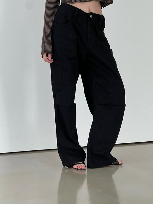 Peach Cotton Cargo Pants Peach Cotton Cargo Pants