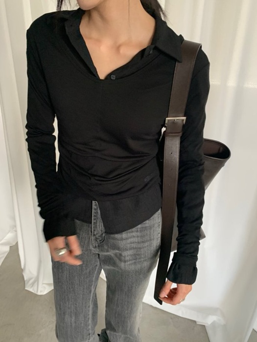 Slim Long Slit Tee