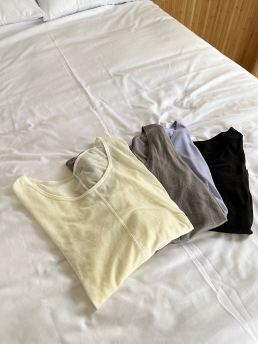 Slim Long Slit Tee