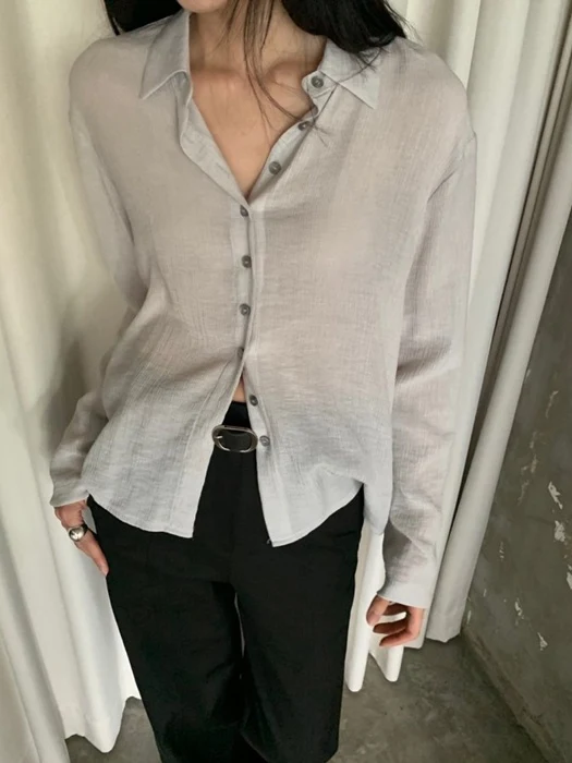 Flip Collar Blouse Flip Collar Blouse