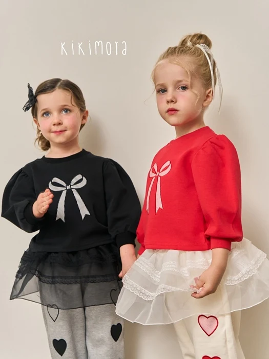 Ribbon Embroidery Sweatshirt