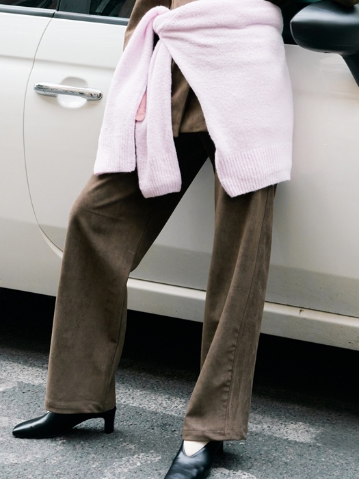 Suede Dying Pants Suede Dying Pants