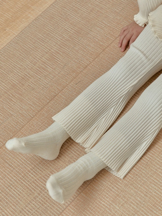 Ribbed Bootcut Leggings