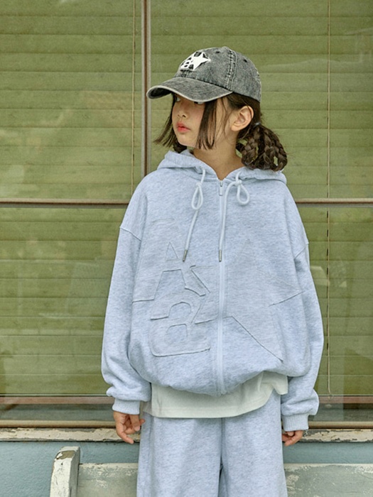 Solid Apple Hood Zip-up Solid Apple Hood Zip-up