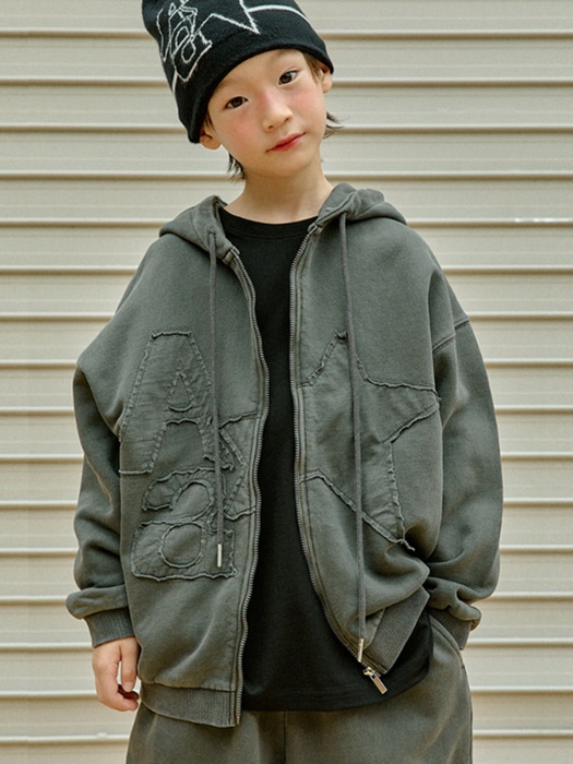 Apple Pig Hood Zip-up Apple Pig Hood Zip-up