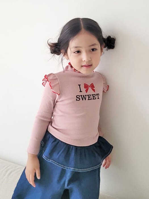Ribbon Ribbed Tee