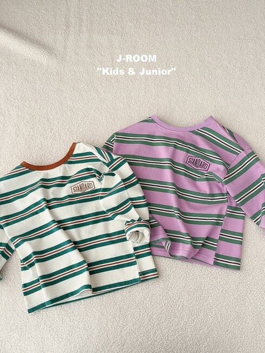 Kale Stripe Tee