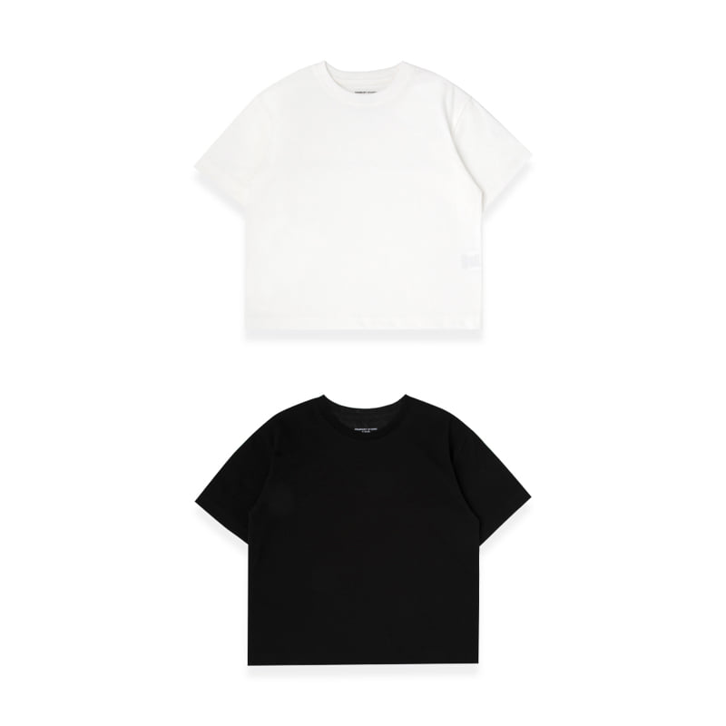 A-Market - Korean Children Fashion - #childofig - Basic Short Sleeve Tee Set - 4