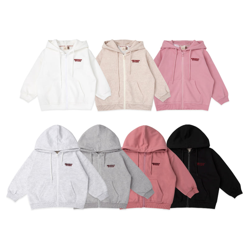 A-Market - Korean Children Fashion - #childofig - Classic Hood Zip-up