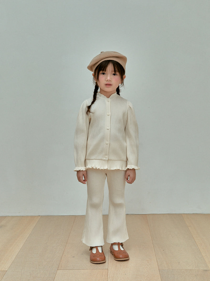 A-Market - Korean Children Fashion - #childrensboutique - Ribbed Bootcut Leggings - 6
