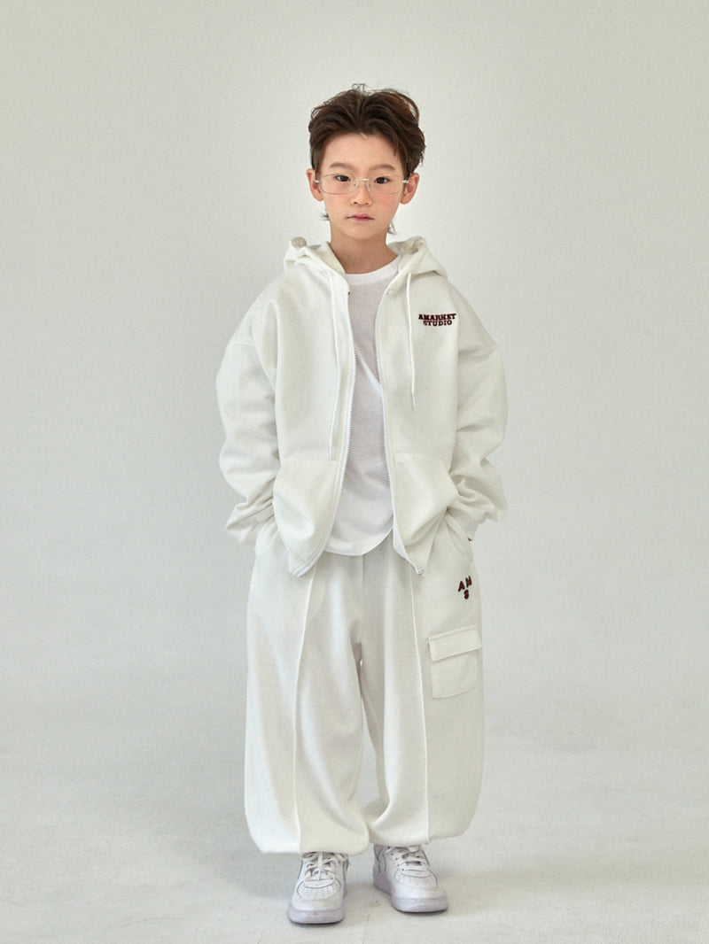 A-Market - Korean Children Fashion - #fashionkids - Classic Hood Zip-up - 5