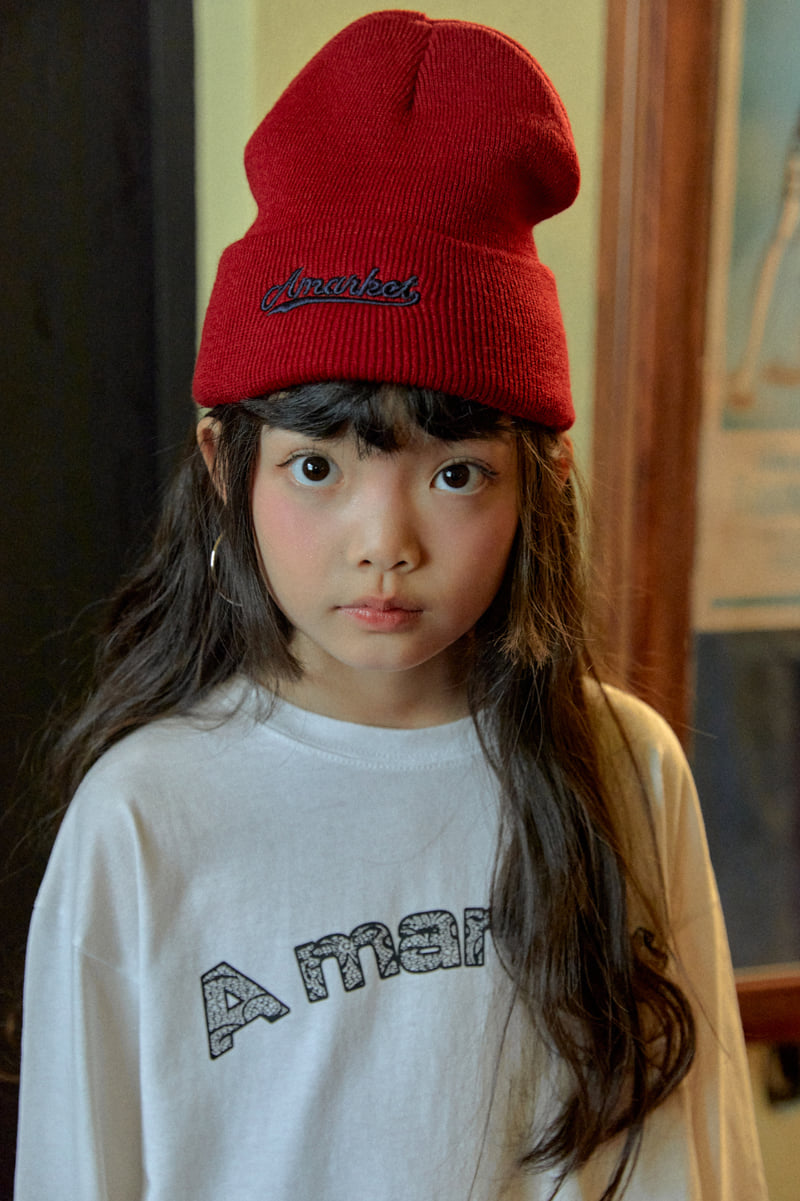 A-Market - Korean Children Fashion - #fashionkids - Solid A Beanie - 7