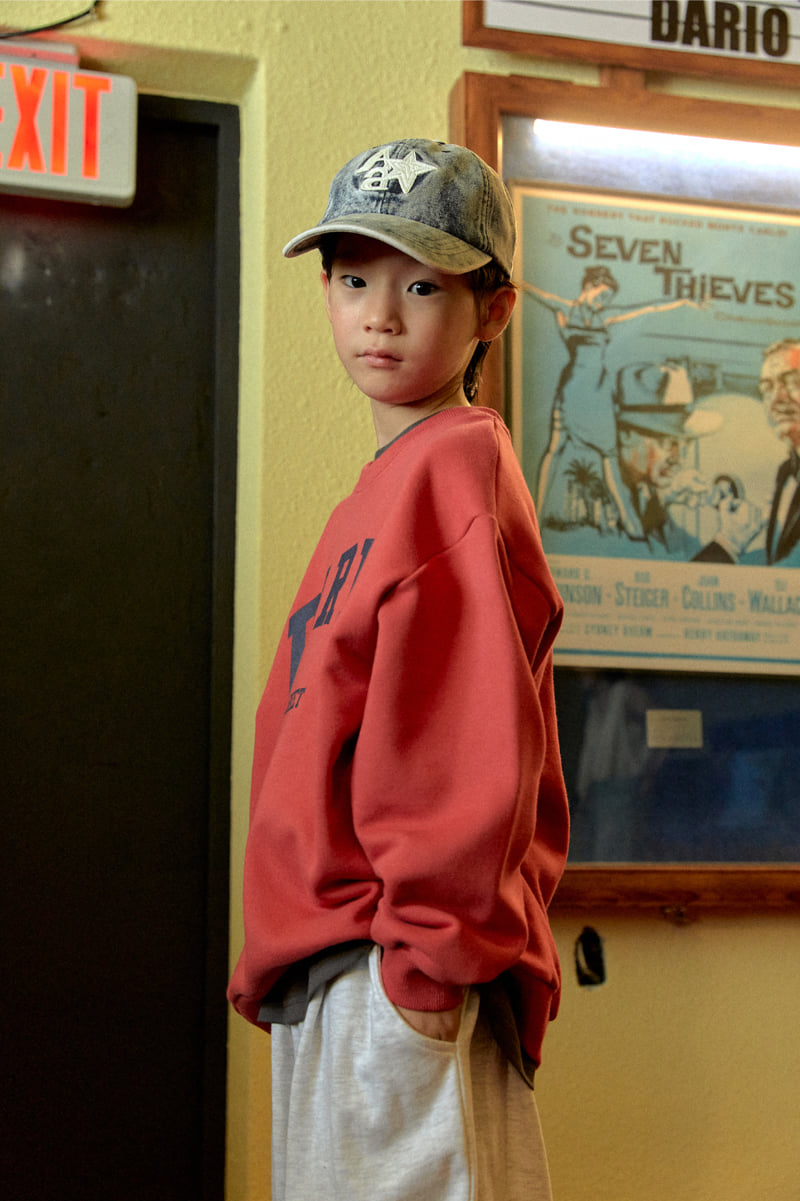 A-Market - Korean Children Fashion - #kidsshorts - Vintage Star Denim Cap - 9