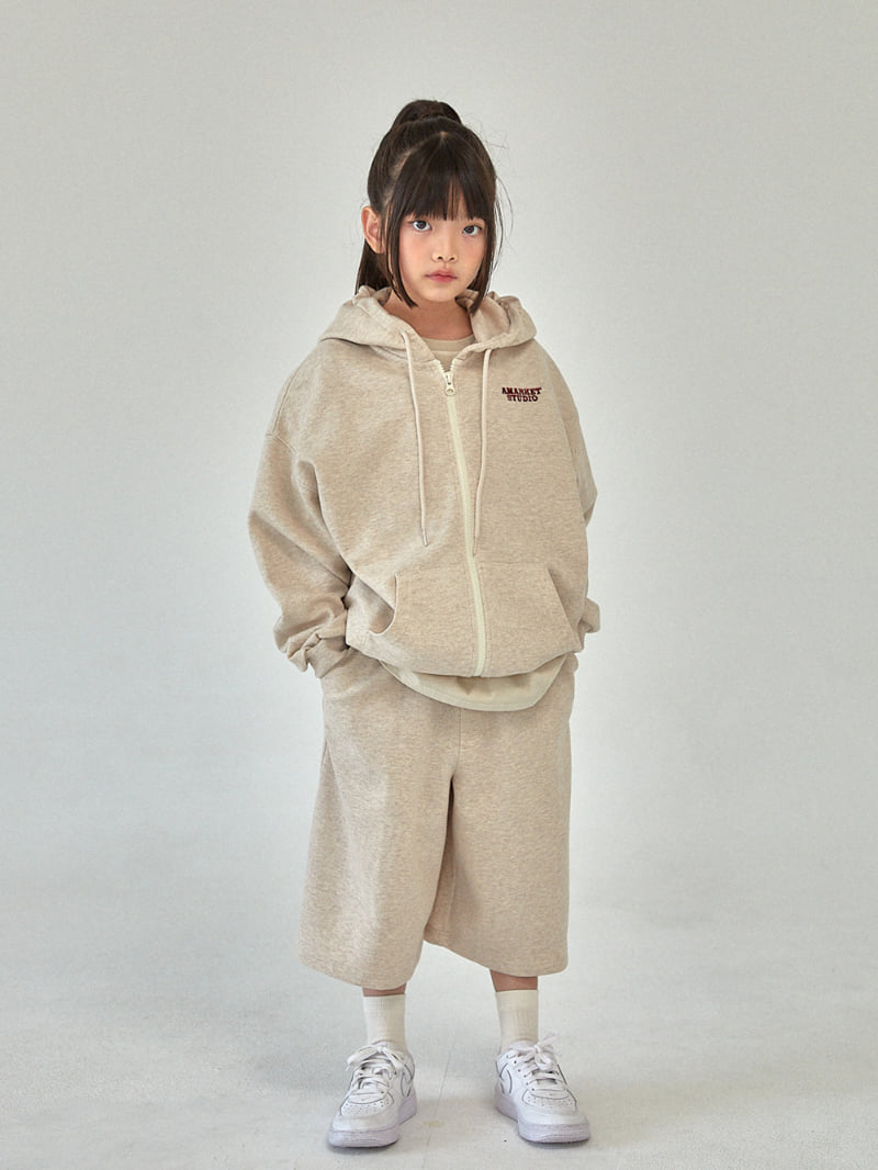 A-Market - Korean Children Fashion - #kidsstore - Classic Hood Zip-up - 7