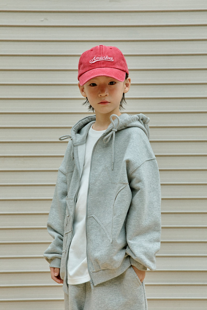 A-Market - Korean Children Fashion - #kidzfashiontrend - Solid Apple Hood Zip-up - 9