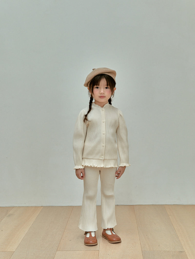 A-Market - Korean Children Fashion - #kidzfashiontrend - Puff Ribbed Cardigan - 7