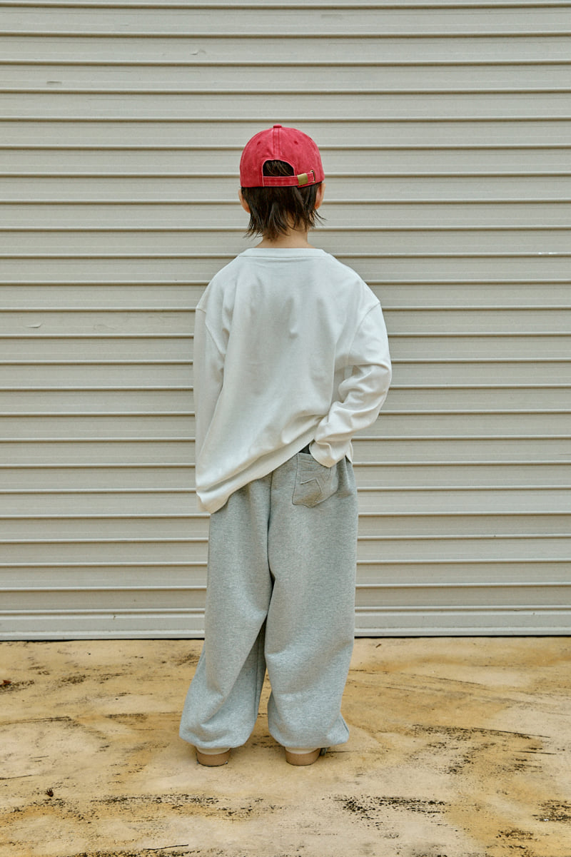 A-Market - Korean Children Fashion - #littlefashionista - Solid Jogger Pants - 2
