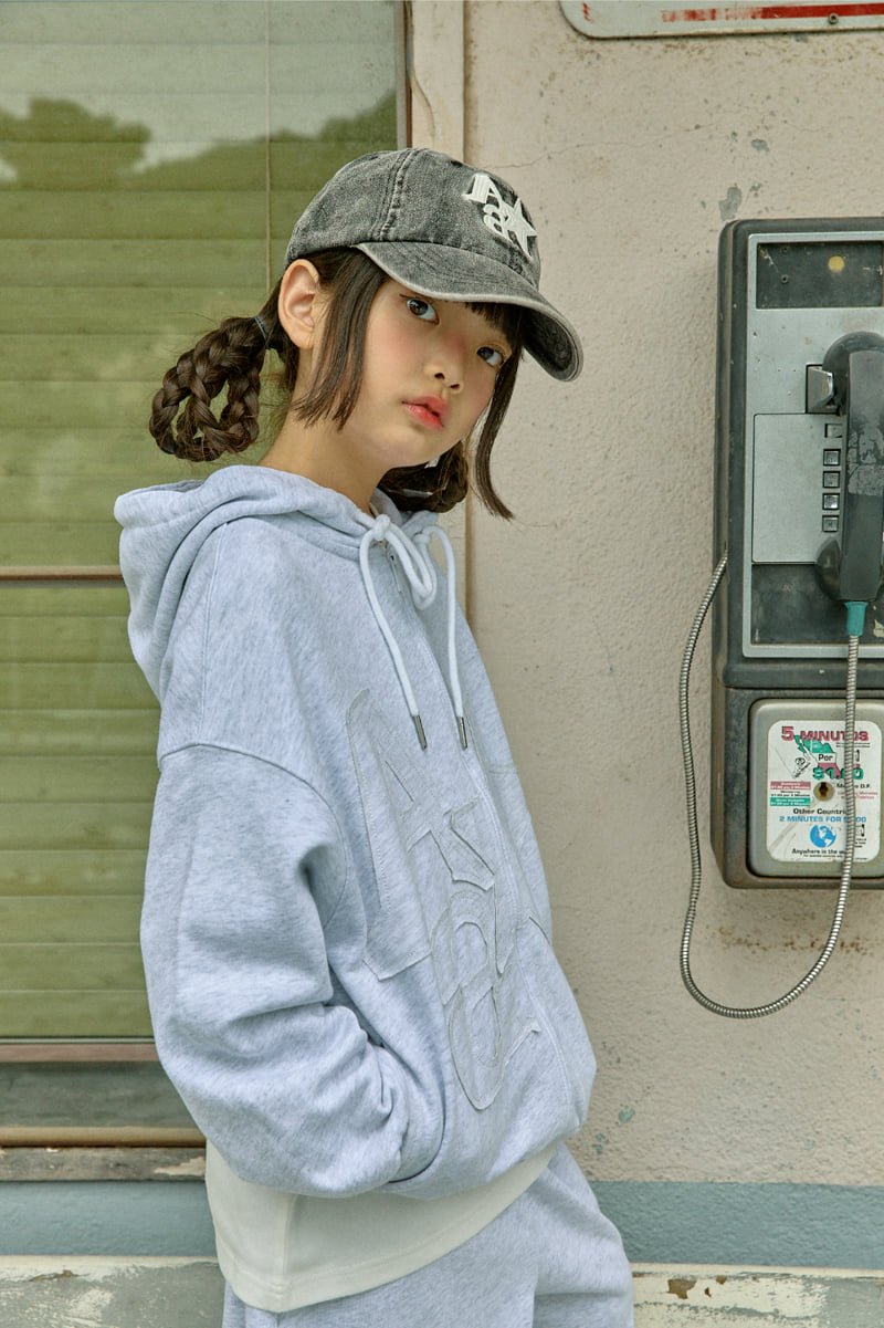 A-Market - Korean Children Fashion - #littlefashionista - Solid Apple Hood Zip-up - 11