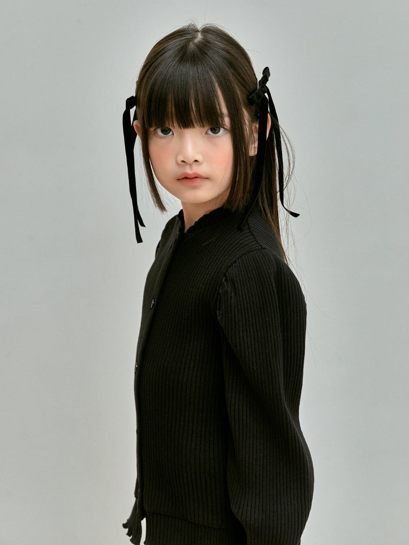 A-Market - Korean Children Fashion - #magicofchildhood - Puff Ribbed Cardigan - 10