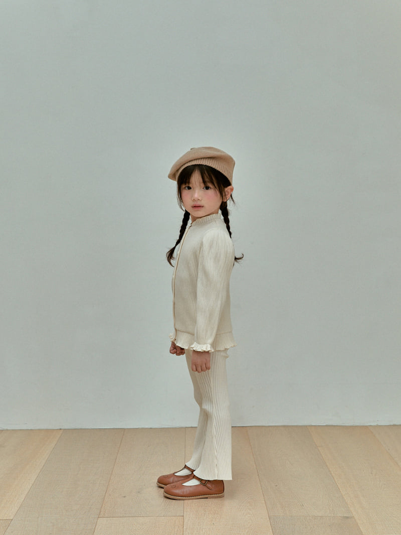 A-Market - Korean Children Fashion - #minifashionista - Ribbed Bootcut Leggings - 2