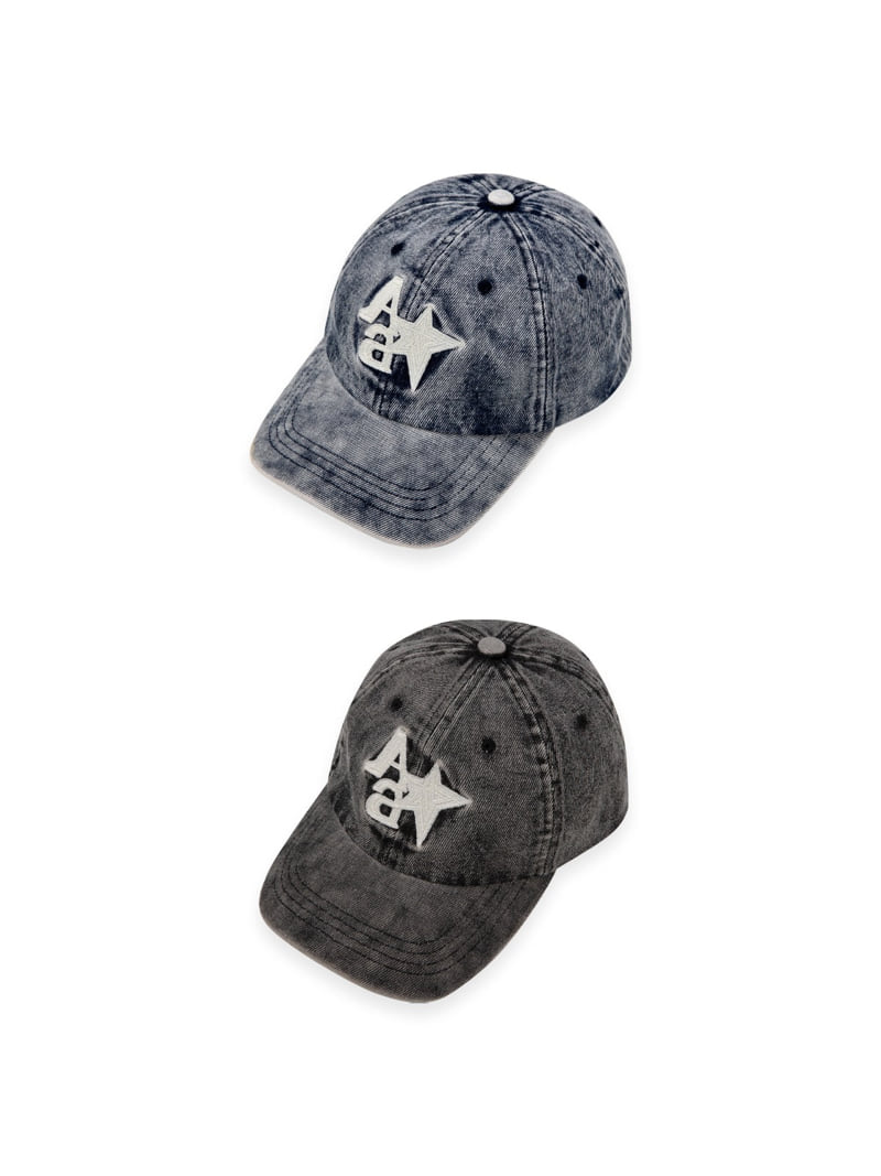 A-Market - Korean Children Fashion - #todddlerfashion - Vintage Star Denim Cap