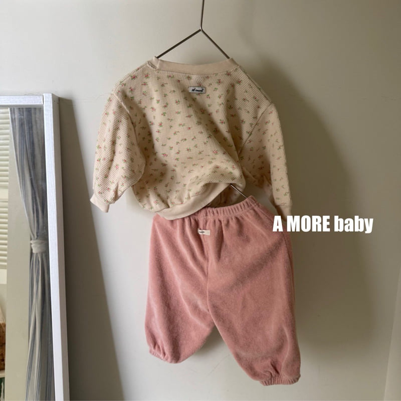 A More - Korean Baby Fashion - #babyboutique - Bebe Wildflower Sweatshirt - 9