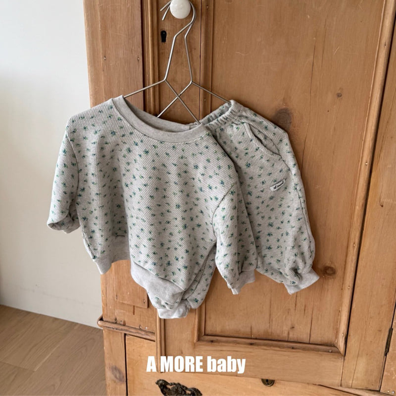 A More - Korean Baby Fashion - #babyootd - Bebe Wildflower Sweatshirt - 2