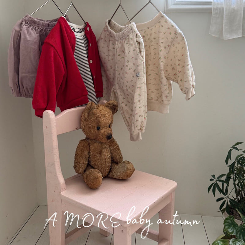 A More - Korean Baby Fashion - #babyootd - Bebe Wildflower Pants - 4