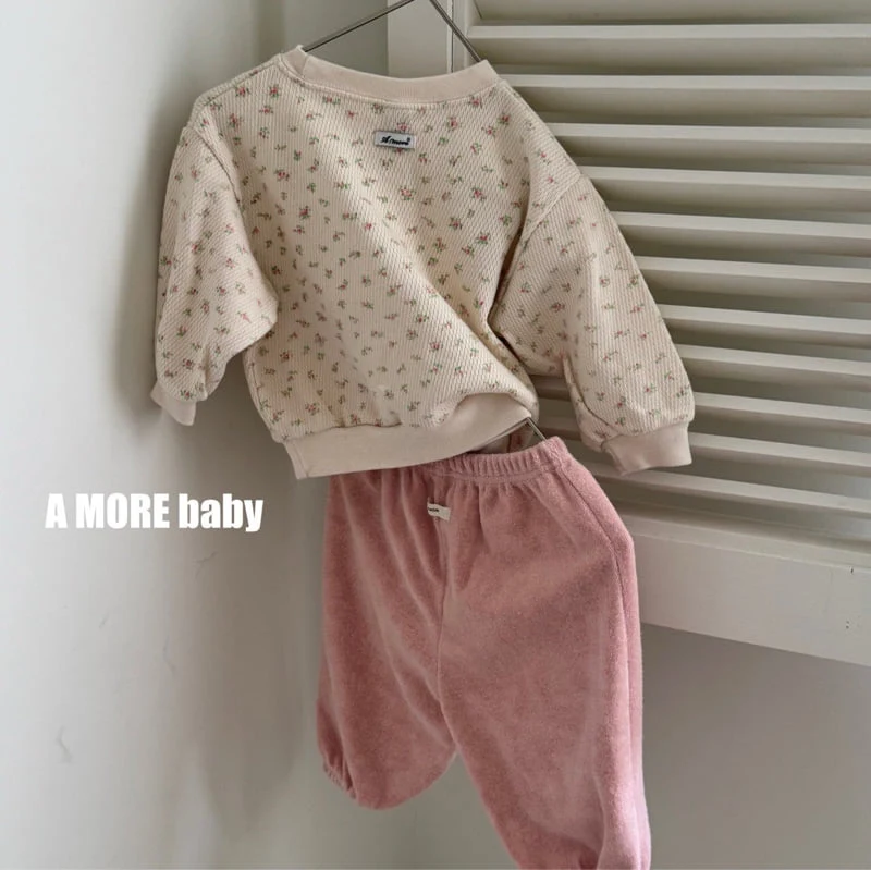 A More - Korean Baby Fashion - #onlinebabyboutique - Bebe Wildflower Sweatshirt - 6