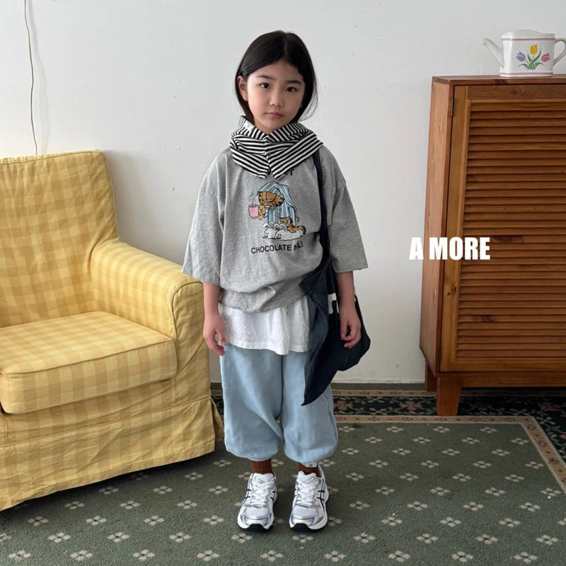 A More - Korean Children Fashion - #kidzfashiontrend - Milk Choco Tee - 4