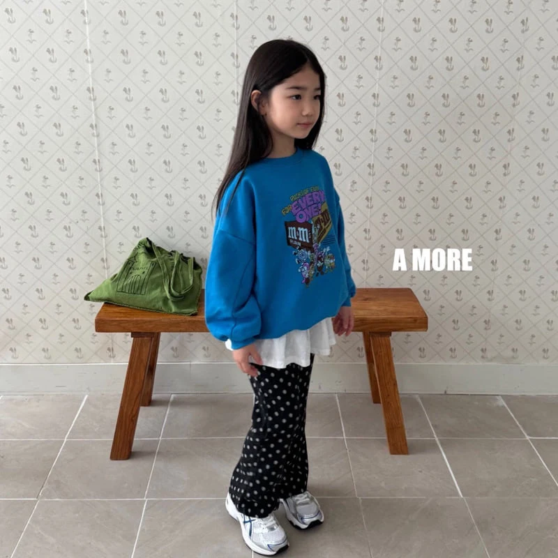 A More - Korean Children Fashion - #childofig - Dot Bootcut Pants - 6