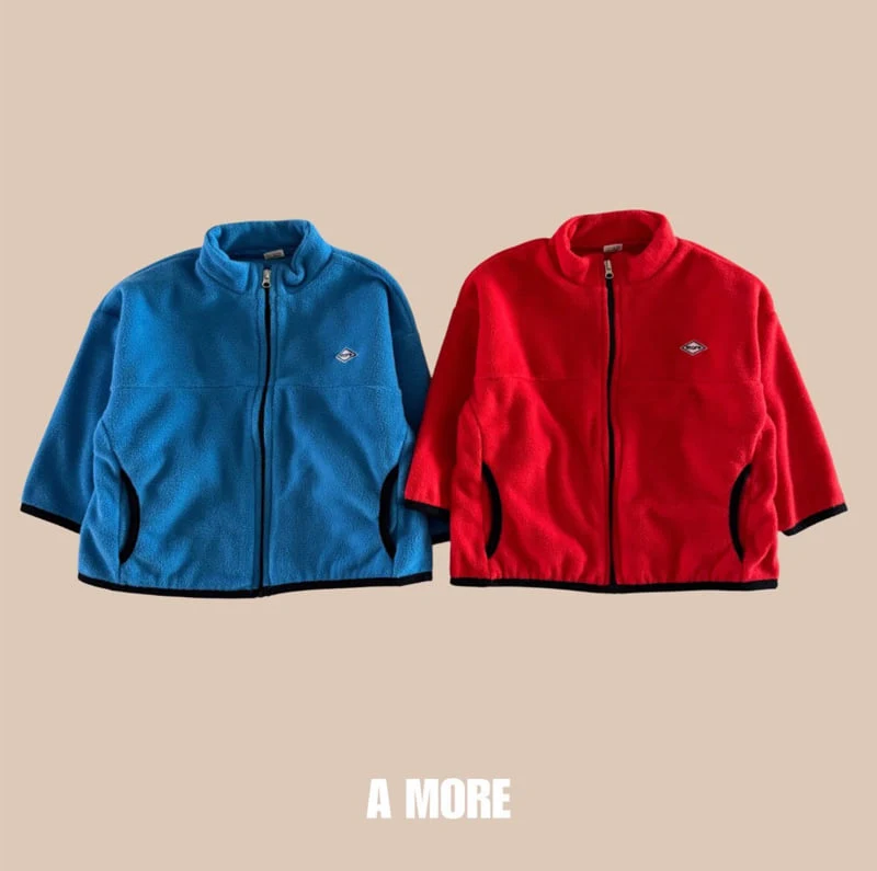 A More - Korean Children Fashion - #childofig - Pocket Ball Fleece Jacket