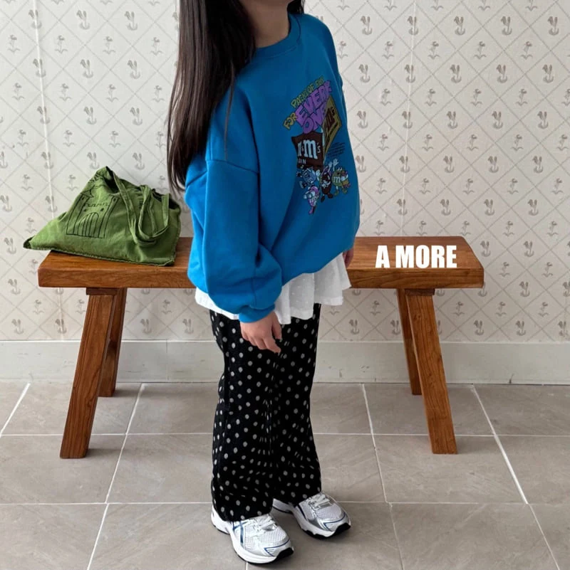A More - Korean Children Fashion - #fashionkids - Dot Bootcut Pants - 10