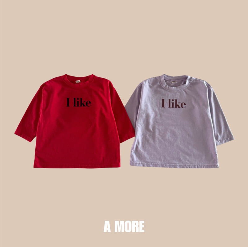 A More - Korean Children Fashion - #kidsstore - I Like Tee
