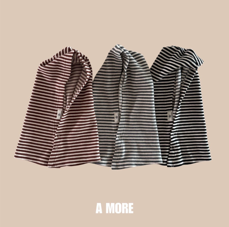 A More - Korean Children Fashion - #kidzfashiontrend - Button Hoodie Warmer