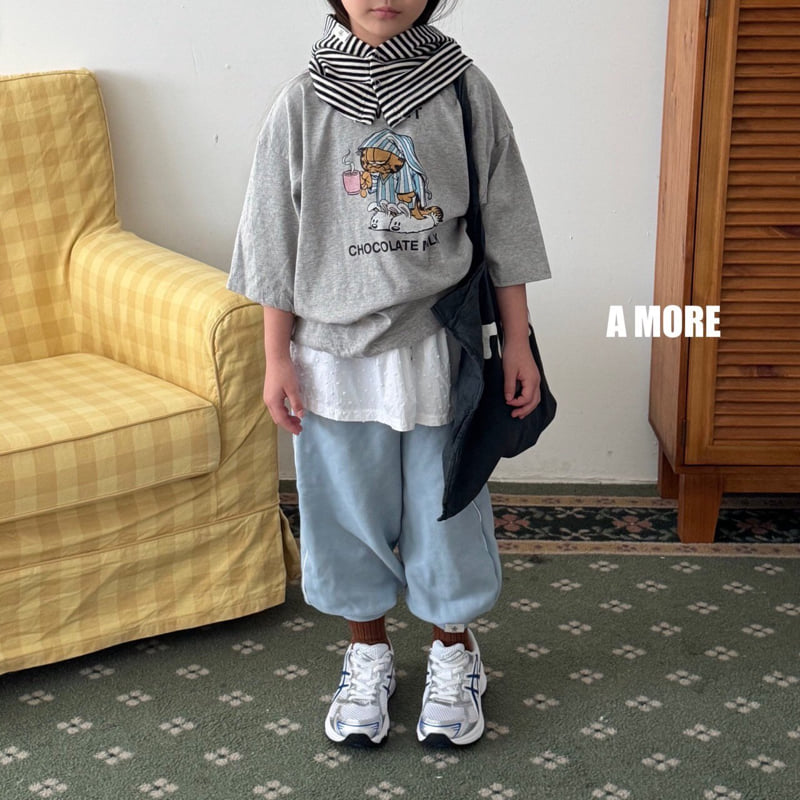 A More - Korean Children Fashion - #littlefashionista - Milk Choco Tee - 5