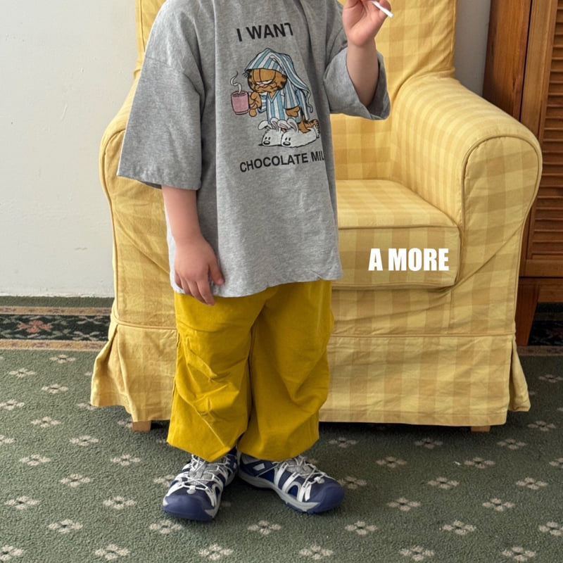 A More - Korean Children Fashion - #todddlerfashion - Milk Choco Tee - 9