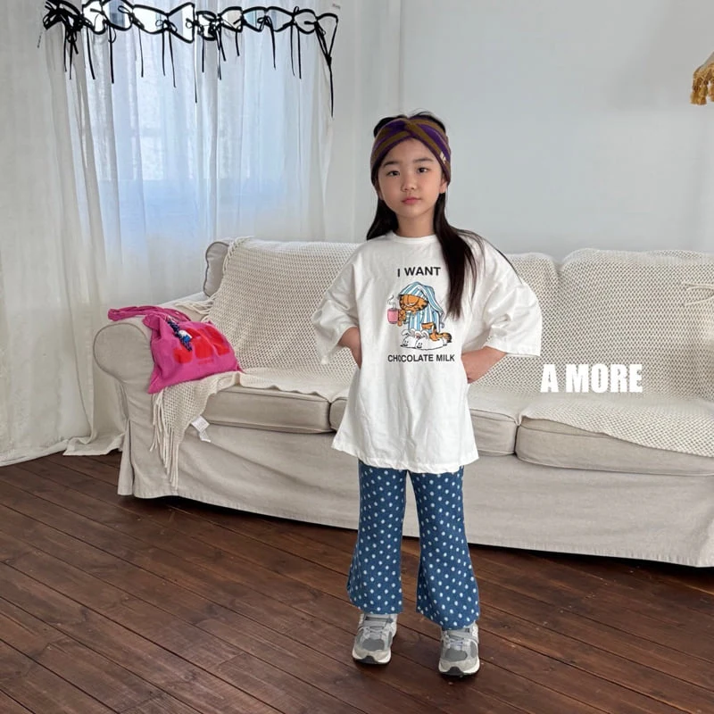 A More - Korean Children Fashion - #todddlerfashion - Dot Bootcut Pants - 3