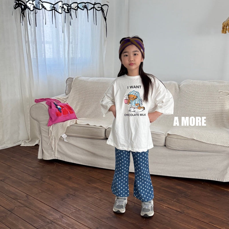 A More - Korean Children Fashion - #toddlerclothing - Milk Choco Tee - 10