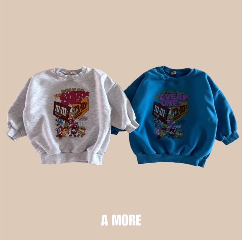A More - Korean Children Fashion - #toddlerclothing - M&M Sweatshirt
