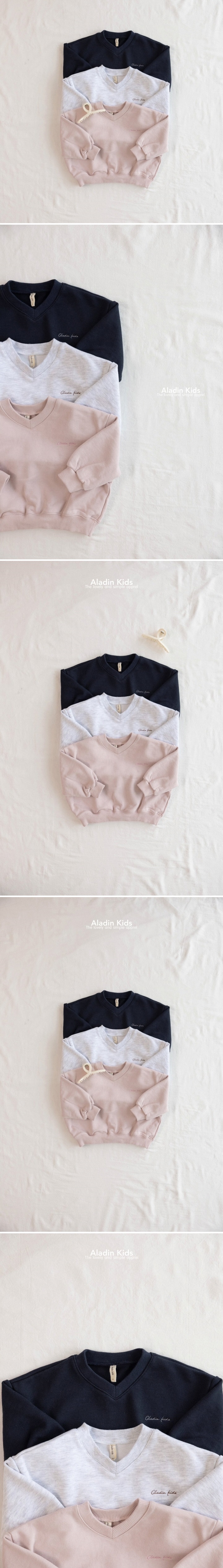 Aladin - Korean Baby Fashion - #onlinebabyboutique - Berry Good V Sweatshirt - 2