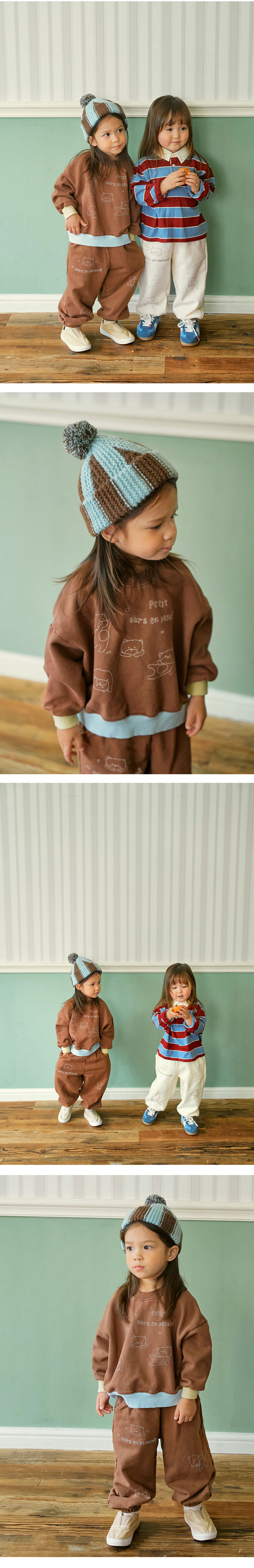 Amber - Korean Children Fashion - #Kfashion4kids - Yogabear Sweatshirt - 3