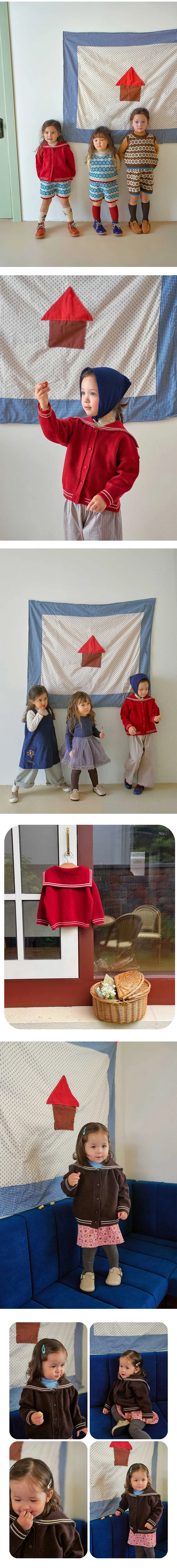 Amber - Korean Children Fashion - #Kfashion4kids - Reti Sailor Cardigan - 3