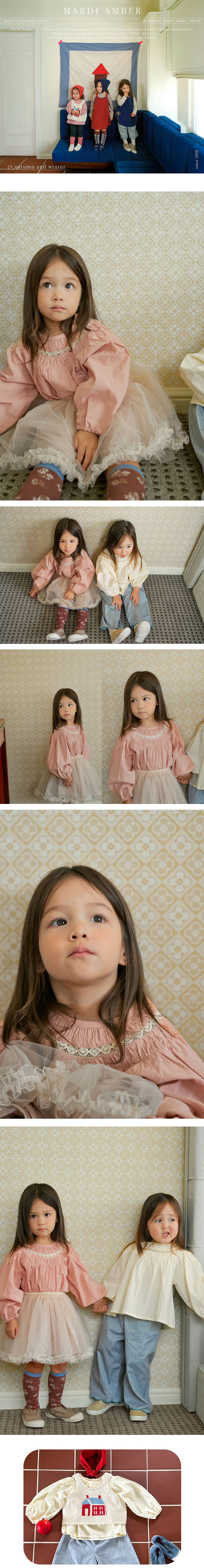 Amber - Korean Children Fashion - #Kfashion4kids - Creamy Blouse - 2