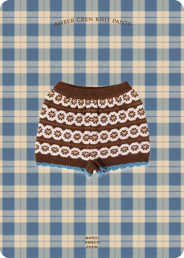 Amber - Korean Children Fashion - #Kfashion4kids - Glen Knit Pants