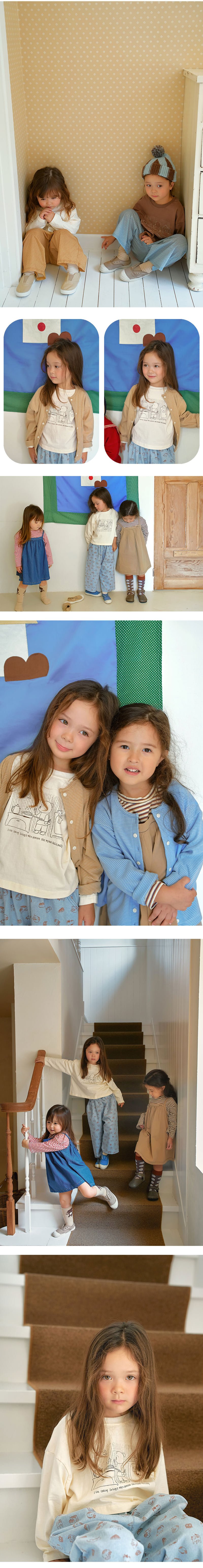 Amber - Korean Children Fashion - #childofig - Bear Cook Tee - 3