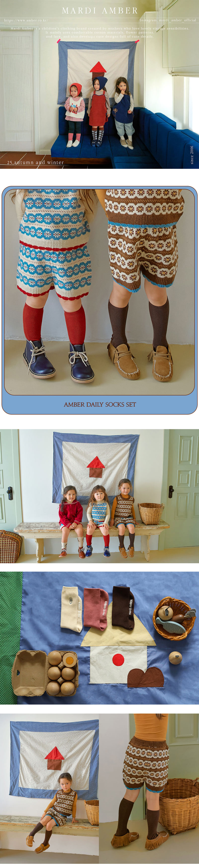 Amber - Korean Children Fashion - #designkidswear - Daily Socks Set - 2