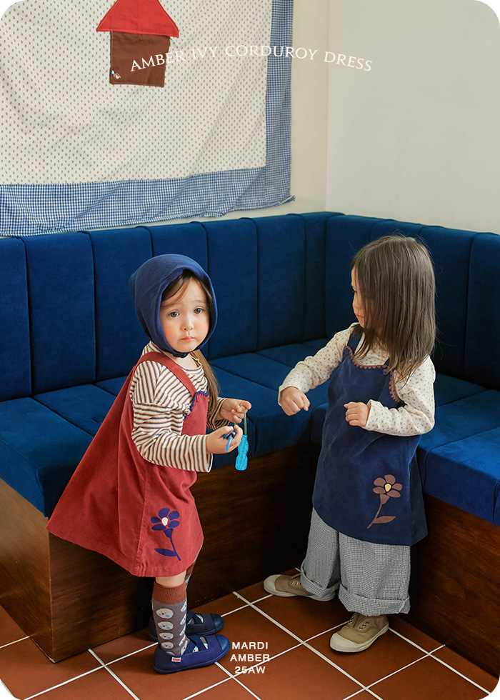 Amber - Korean Children Fashion - #designkidswear - Ivy Corduroy One-piece